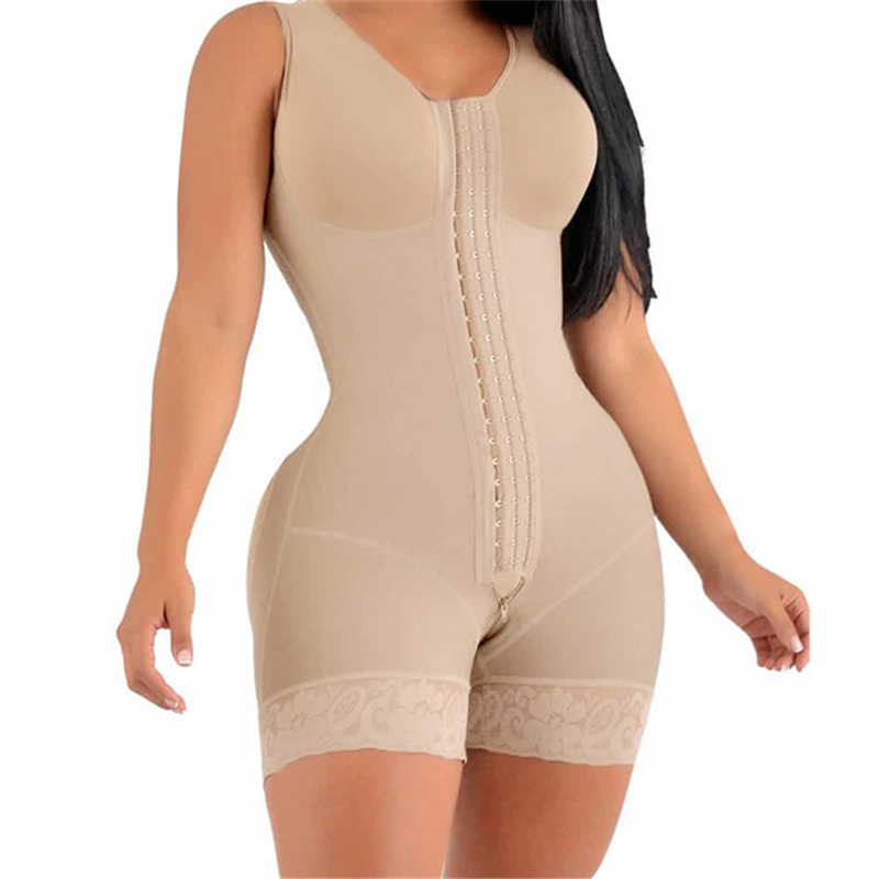 Shapewear Bodysuit Firm - مشدات قصيرة عالية الضغط من Fajas