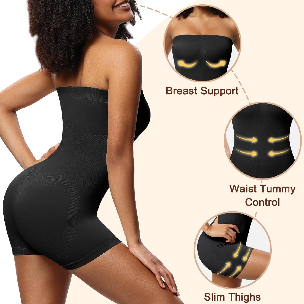 قطعة واحدة من بدلة داخلية نسائ - مراجعة Shapewear Bodysuit Firm وسعره