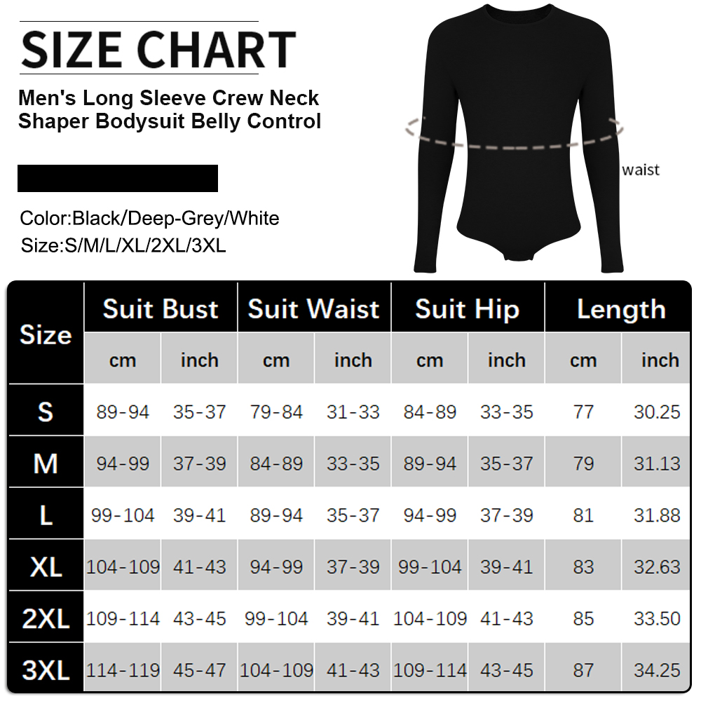 رجل طويل الأكمام ارتداءها كامل - مراجعة Shapewear Bodysuit Firm وسعره